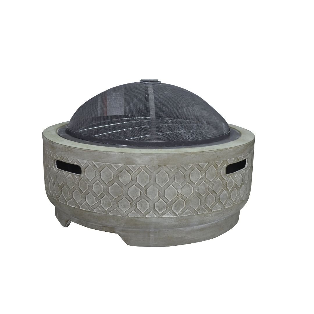 Alaz Wood Fire Pit with BBQ Function - Casa Calore