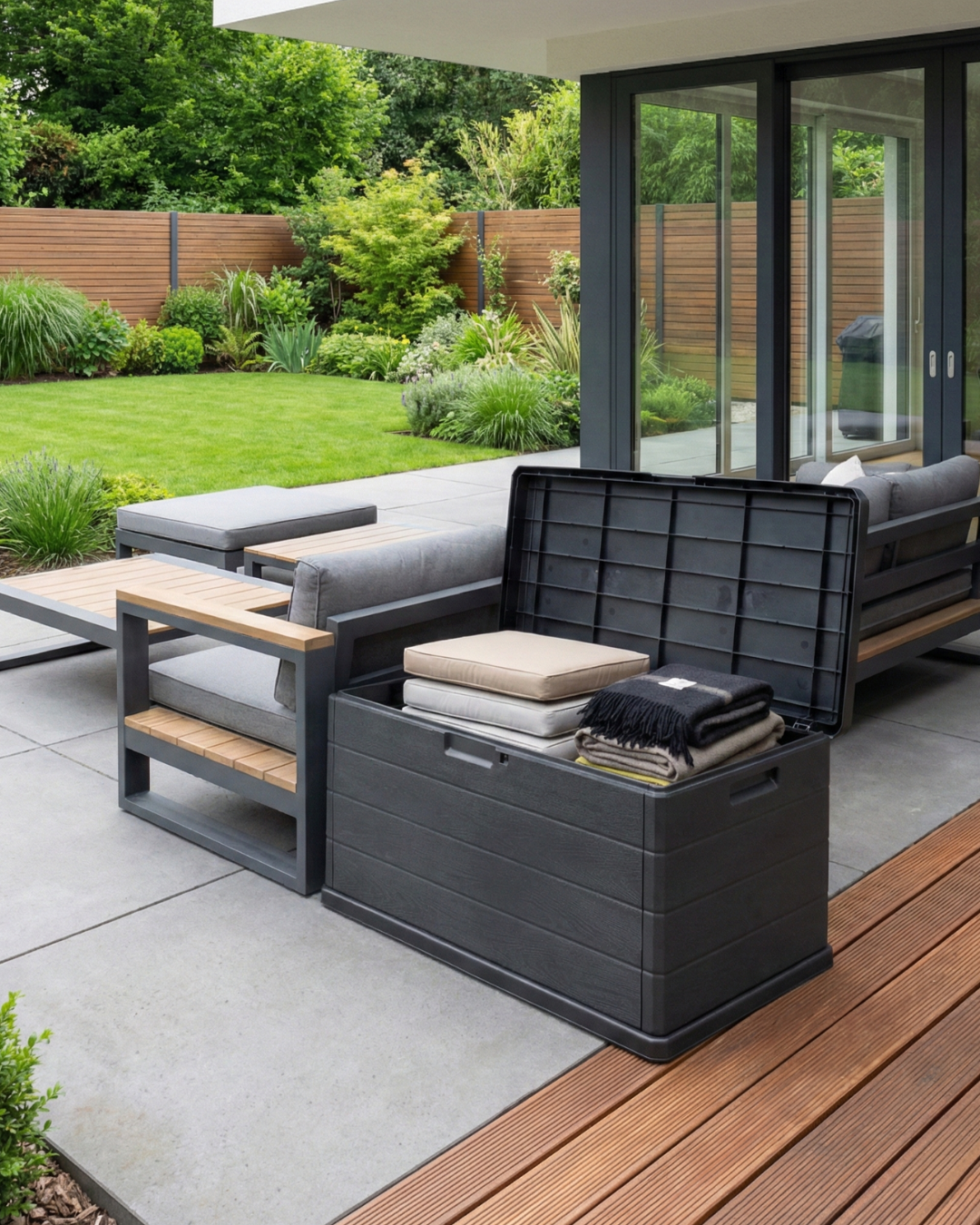 Alpha 340L Garden / Patio Storage Trunk - Casa Calore