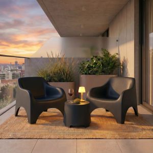 Cloud 3 Piece Patio Set and Table