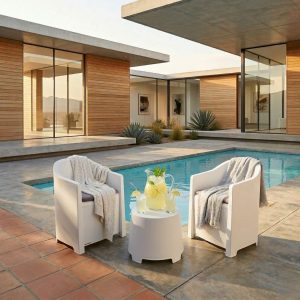 Luna 3 Piece Patio / Balcony Set