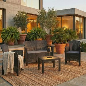 Jungle 4 Piece Patio Set