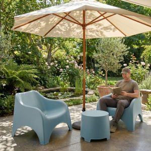 Cloud 3 Piece Patio Set and Table